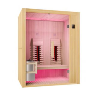ALASKA infra- és finn szauna kombináció, kétszemélyes