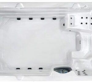 MENORCA SWIM SPA kültéri masszázsmedence, gyöngyházfehér