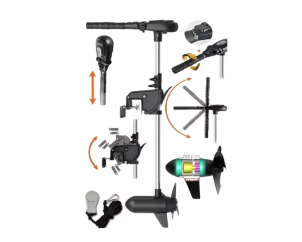 Protruar 3.0 12V 110 LBS elektromos csónakmotor - Image 2