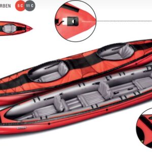 Seawave Set (3rd Seat, 2 cockpits, 2 spray skirts, rudder kit system)