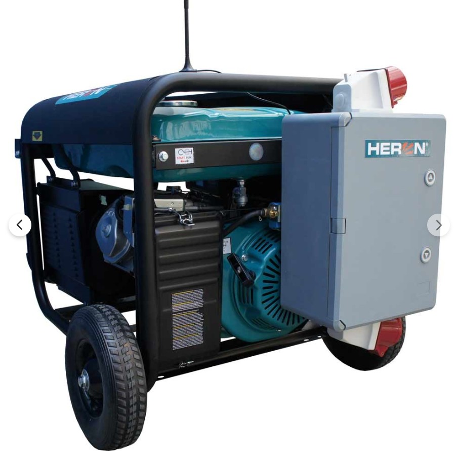 HERON 421 GREY +; háromfázisú hálózatba köthető 1 fázisú; 6,8 kVA-es vészhelyzeti áramfejlesztő, kommunikációs egységgel - Image 2