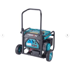Heron, benzinmotoros áramfejlesztő, 1 fázisú, max. teljesítmény 3 kVA, ELEKTROMOS INDÍTÁS