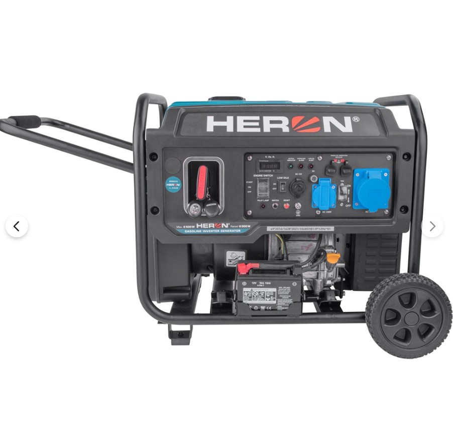Heron benzinmotoros áramfejlesztő, 6 kVA, 230V, 1 fázisú, inverteres - Image 4