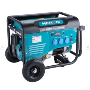 Heron, benzinmotoros áramfejlesztő, max 5500 VA, egyfázisú