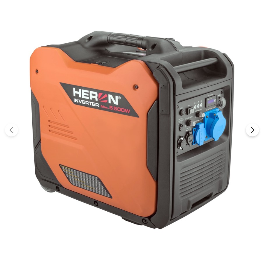 Heron, benzinmotoros áramfejlesztő, csendes üzemű, 5,0 kVA, 230V, 1 fázisú, inverteres - Image 4
